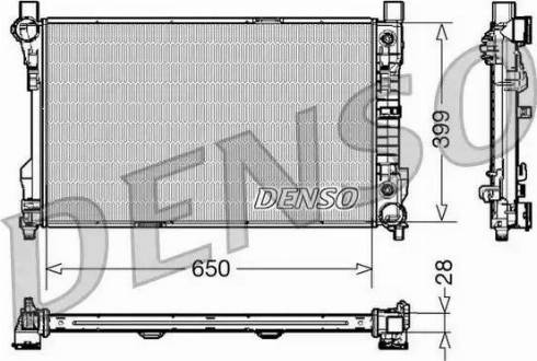 NPS DRM17079 - Radiator, engine cooling autospares.lv