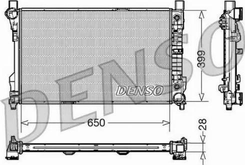 NPS DRM17079 - Radiator, engine cooling autospares.lv