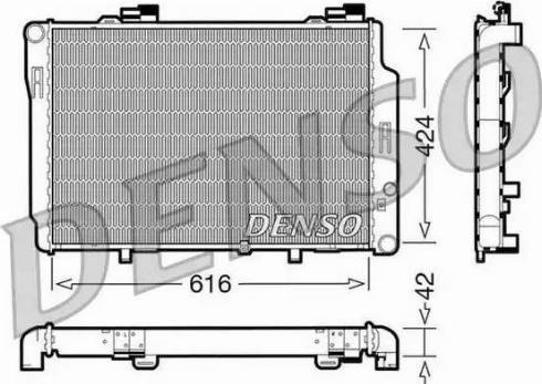 NPS DRM17072 - Radiator, engine cooling autospares.lv