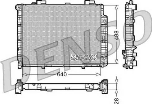 NPS DRM17101 - Radiator, engine cooling autospares.lv