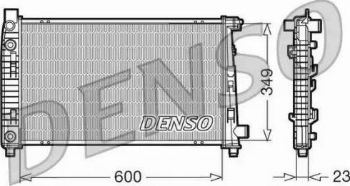 NPS DRM17102 - Radiator, engine cooling autospares.lv