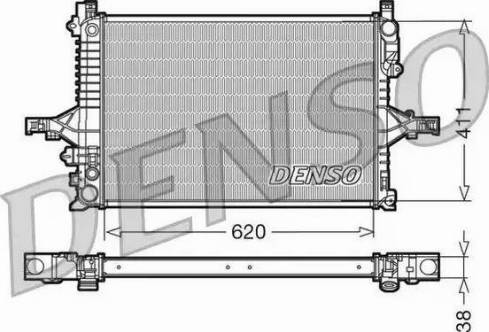 NPS DRM33066 - Radiator, engine cooling autospares.lv