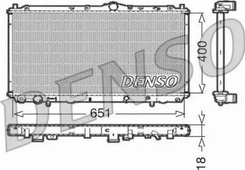 NPS DRM33061 - Radiator, engine cooling autospares.lv