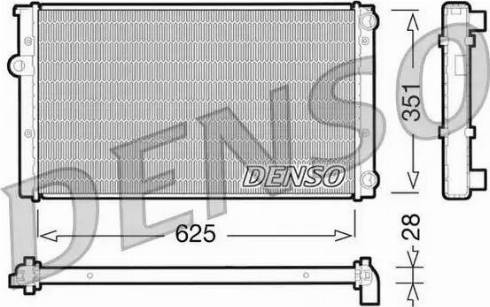 NPS DRM32009 - Radiator, engine cooling autospares.lv