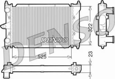 NPS DRM32034 - Radiator, engine cooling autospares.lv