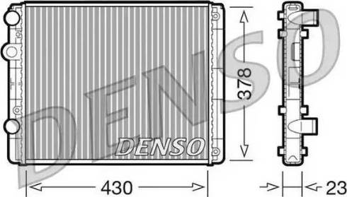 NPS DRM32030 - Radiator, engine cooling autospares.lv