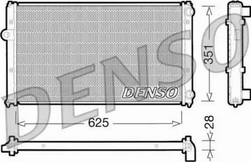 NPS DRM26001 - Radiator, engine cooling autospares.lv