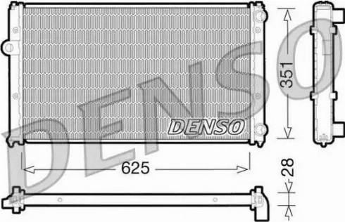 NPS DRM26001 - Radiator, engine cooling autospares.lv