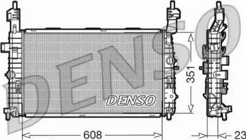 NPS DRM20093 - Radiator, engine cooling autospares.lv