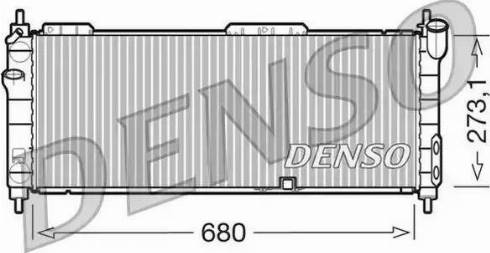 NPS DRM20042 - Radiator, engine cooling autospares.lv