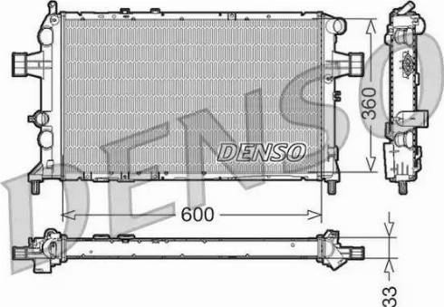 NPS DRM20018 - Radiator, engine cooling autospares.lv