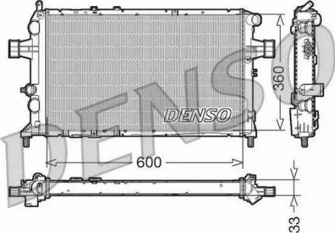 NPS DRM20018 - Radiator, engine cooling autospares.lv