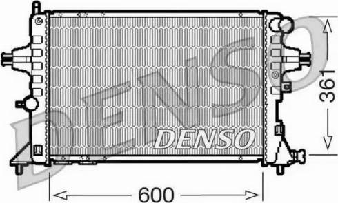 NPS DRM20084 - Radiator, engine cooling autospares.lv