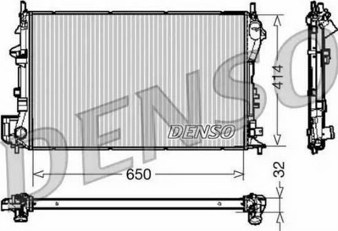 NPS DRM20029 - Radiator, engine cooling autospares.lv