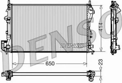 NPS DRM20028 - Radiator, engine cooling autospares.lv