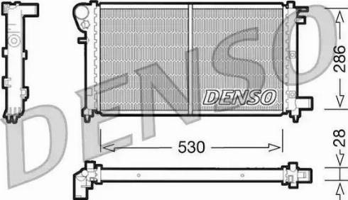 NPS DRM21002 - Radiator, engine cooling autospares.lv