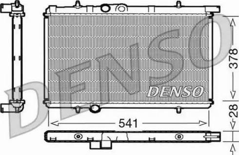 NPS DRM21021 - Radiator, engine cooling autospares.lv