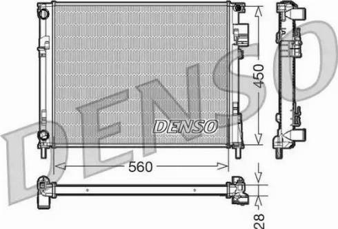 NPS DRM23096 - Radiator, engine cooling autospares.lv