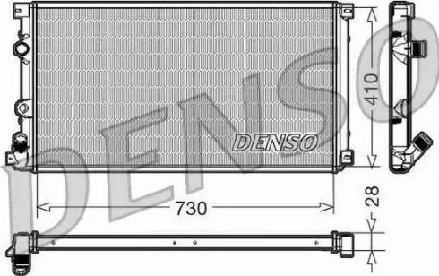 NPS DRM23090 - Radiator, engine cooling autospares.lv