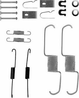 NPS H351A04 - Accessory Kit, brake shoes autospares.lv