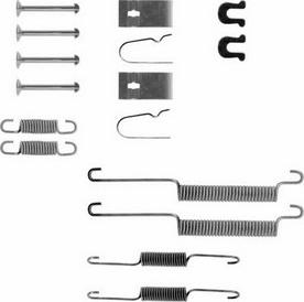 NPS H351A10 - Accessory Kit, brake shoes autospares.lv