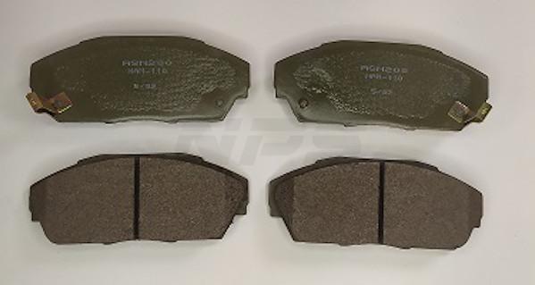 NPS H360A44 - Brake Pad Set, disc brake autospares.lv