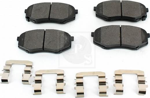 NPS H360I28 - Brake Pad Set, disc brake autospares.lv