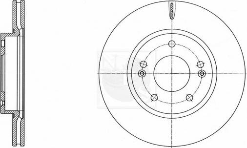 NPS H330I50 - Brake Disc autospares.lv