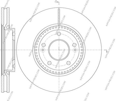 NPS H330I26 - Brake Disc autospares.lv