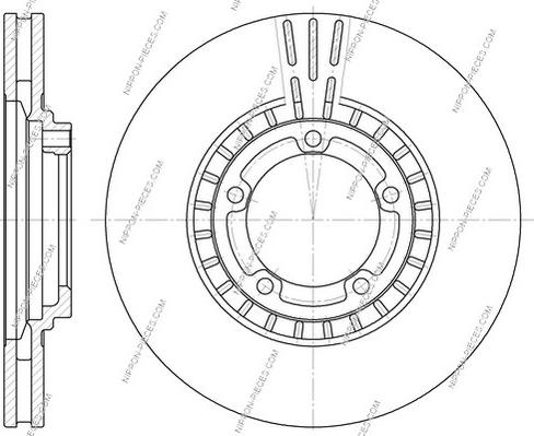 NPS H330I22 - Brake Disc autospares.lv