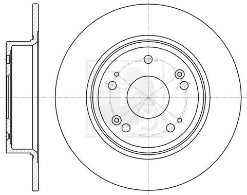 NPS H331A49 - Brake Disc autospares.lv