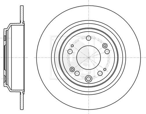 FTE BS7431B - Brake Disc autospares.lv