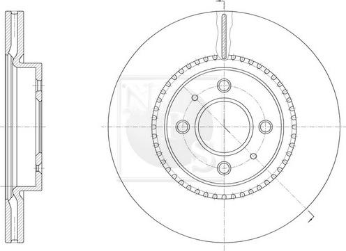 NPS K330A32 - Brake Disc autospares.lv