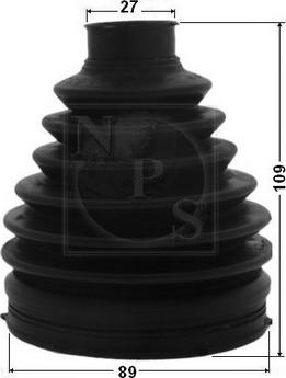 NPS K282A12 - Bellow, drive shaft autospares.lv