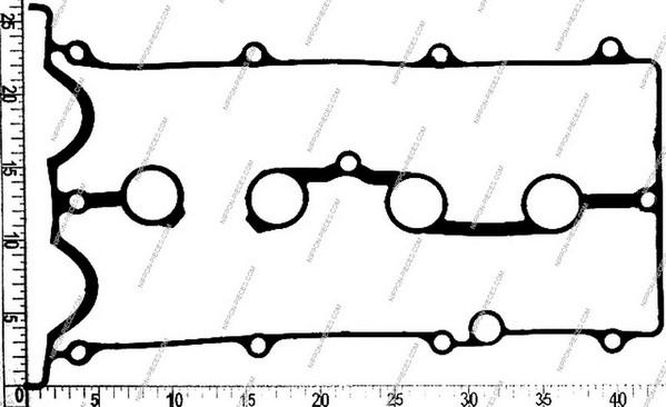 NPS M122A23 - Gasket, cylinder head cover autospares.lv