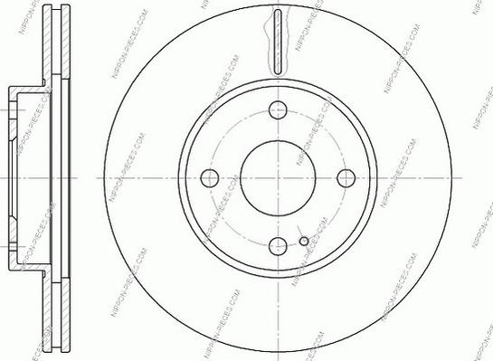 NPS M330A64 - Brake Disc autospares.lv