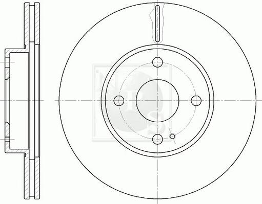 NPS M330A64 - Brake Disc autospares.lv