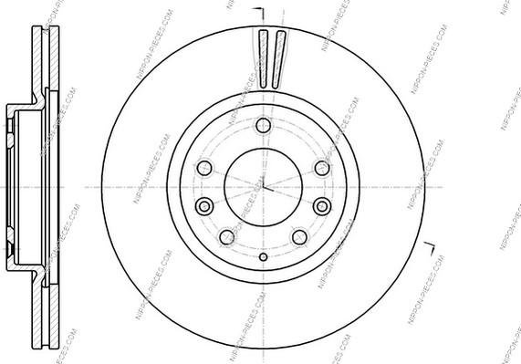 NPS M330A80 - Brake Disc autospares.lv