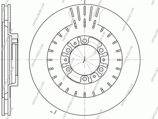 NPS M330I57 - Brake Disc autospares.lv