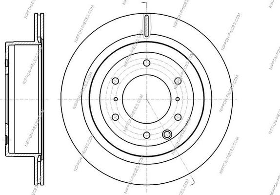 NPS M331I26 - Brake Disc autospares.lv