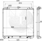 NPS N156N99 - Radiator, engine cooling autospares.lv