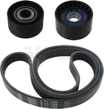 NPS P108A16 - V-Ribbed Belt Set autospares.lv