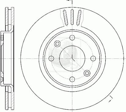 NPS P330A01 - Brake Disc autospares.lv