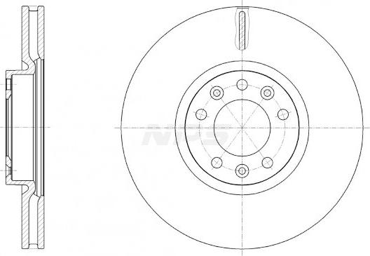 NPS P330A07 - Brake Disc autospares.lv