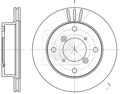 NPS S330I08 - Brake Disc autospares.lv