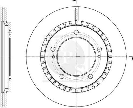 NPS S330I18 - Brake Disc autospares.lv