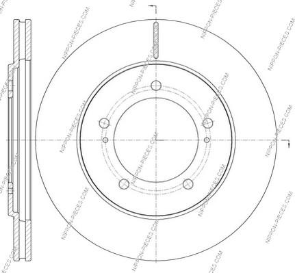 NPS S330I12 - Brake Disc autospares.lv