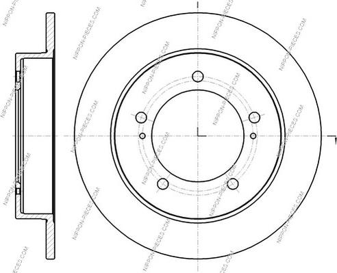 NPS S330I24 - Brake Disc autospares.lv