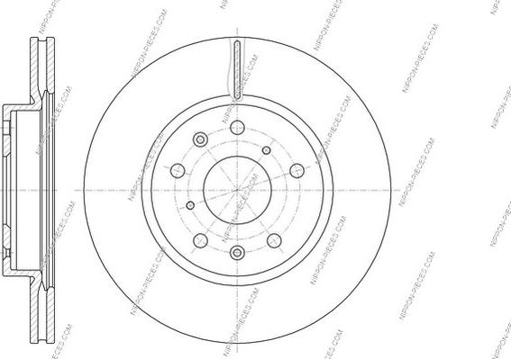 NPS S330I23 - Brake Disc autospares.lv