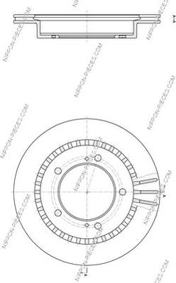 NPS S330I27 - Brake Disc autospares.lv